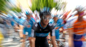Team Sky's Greg Henderson at the start of the stage