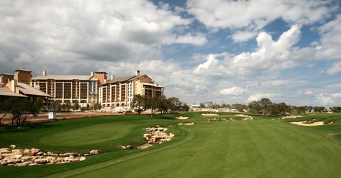 The TPC San Antonio clubhouse