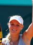 Wozniacki - popular with fans.