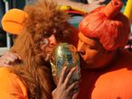 These Holland fans are dreaming of World Cup glory...