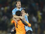 Uruguay topped Group A after beating second-placed Mexico on Tuesday.