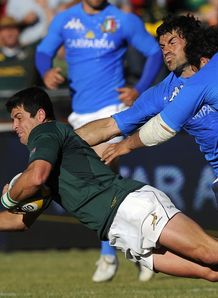 Morne Steyn try v italy Morne Steyn try v italy