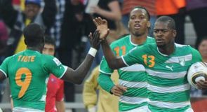 Romaric's second goal after 20 minutes gave Ivory Coast hope of pulling off a nine-goal swing but ultimately it proved too tall an order.