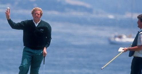 Colin Montgomerie at Pebble Beach in 1992