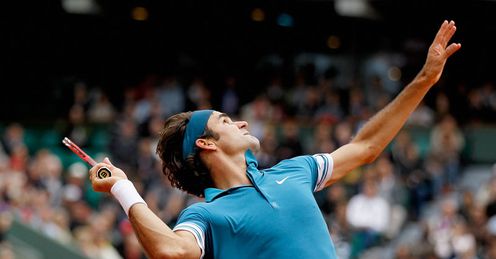 First-class service: Federer will have to be on top of his game to beat Soderling