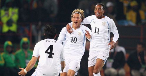 Forlan hope: Diego Forlan exposed Bafana's limitations
