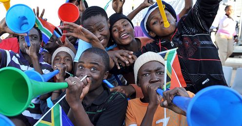The World Cup in South Africa made the air horn ''vuvuzela'' a household name throughout the world as the noise reverberated throughout the tournament.