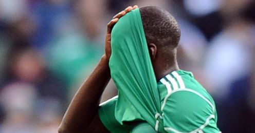 Nigeria were cruising when Kaita saw red