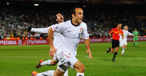 Last-gasp: Donovan's late strike sent USA through