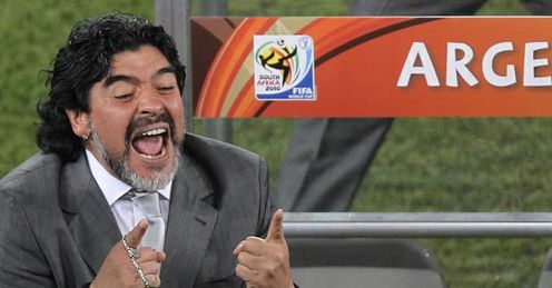 Maradona: has the respect of his players