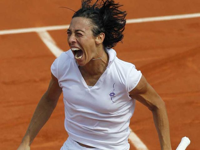 Schiavone - French Open champion.
