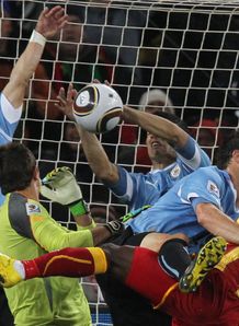 Fifa probes Suarez handball