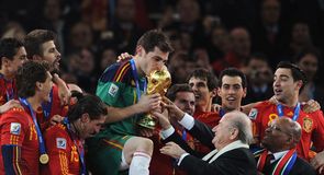 Spain arrive back home