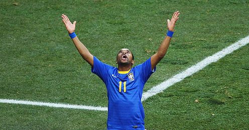 World Cup Brazil 2010. Robinho Holland Brazil World