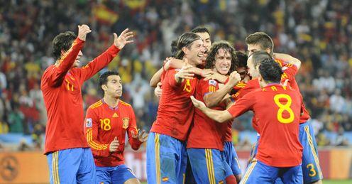 Spain: will be celebrating again on Sunday, says Jamie