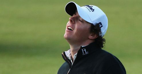 Rory - 17 shots worse in round two.