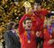 Arsenal captain Cesc Fabregas enjoys helping Spain to glory.