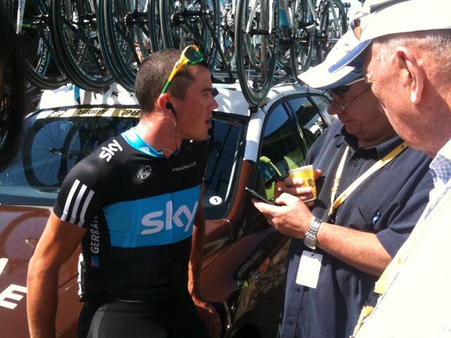 Gerrans' Tour de France is over