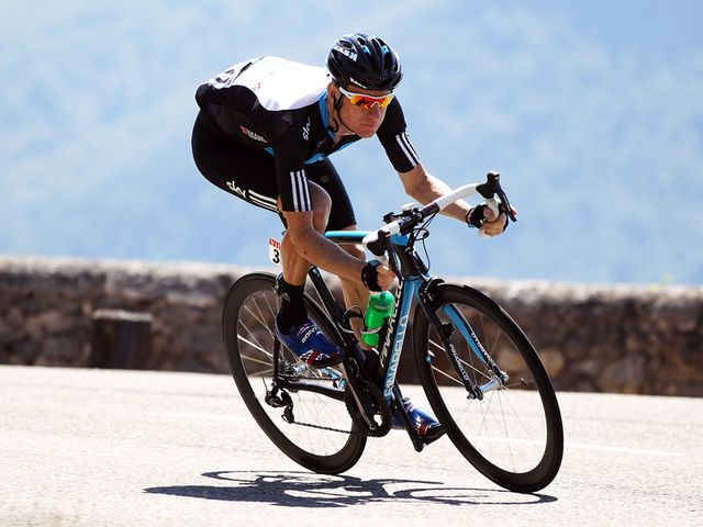 Wiggins: Worked himself into the break
