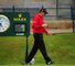 Paul Lawrie prepares to get the Open started.