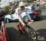 Cancellara on the way to the start in Bordeaux...