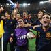 Spain's players celebrate a first World Cup win