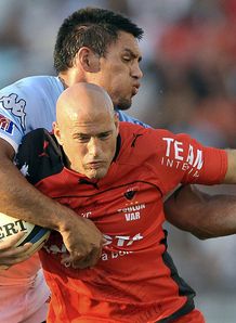 Toulon s Felipe Contepomi v Bayonne Toulon s Felipe Contepomi v Bayonne