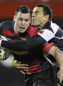 Ryan Crotty and Kahn Fotualii hawkes bay v canterbury Ryan Crotty and Kahn Fotualii hawkes bay v canterbury