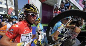 Mark Cavendish had started stage three in red