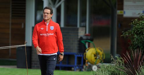 Fabio Capello England Training Session