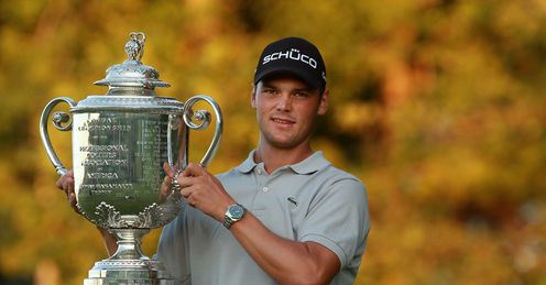 Kaymer - kept his cool to win the trophy.