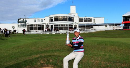 Yani Tseng - victorious at Royal Birkdale.