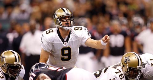 Drew Brees New Orleans Saints v San Diego Chargers Superdome NFL pre-season Aug 2010