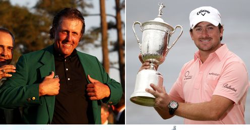 Oosthuizen and Kaymer - bagged the two final majors of 2010.