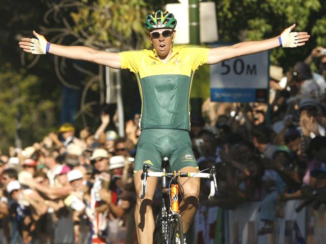 Hayman winning the gold medal in 2006