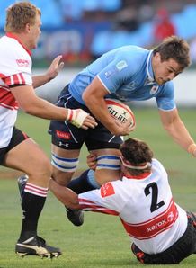 Flip van der Merwe brought down by Lions Flip van der Merwe brought down by Lions