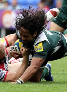 Seilala Mapusua; Mike Tindall london irish v gloucester Seilala Mapusua; Mike Tindall london irish v gloucester