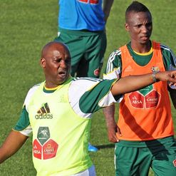 Pitso barks instructions at Teko