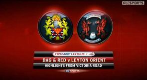 Dag & Red 2-0 Leyton Orient - Highlights