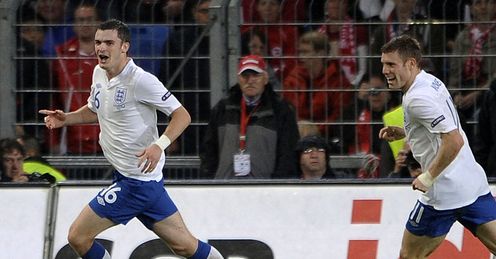 Adam Johnson Switzerland England European Championship Qualifier