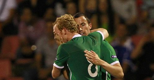 Armenia v Republic of Ireland Keith Fahey celeb