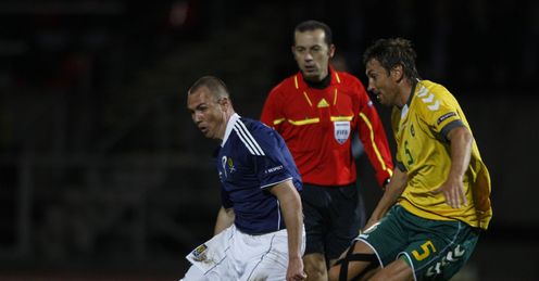 Lithuania v Scotland Kenny Miller