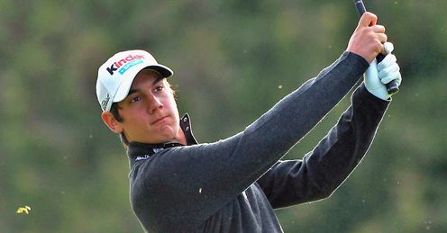 Matteo Manassero heading for the first round lead in Switzerland on Thursday