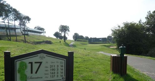 The 17th: Par three, 211 yards