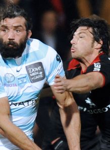 Byron kelleher Sebastien Chabal toulouse racing Byron kelleher Sebastien Chabal toulouse racing