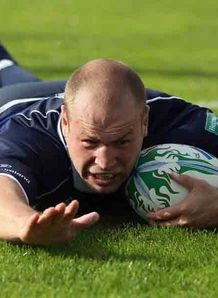 Leinster lay down marker Leinster lay down marker
