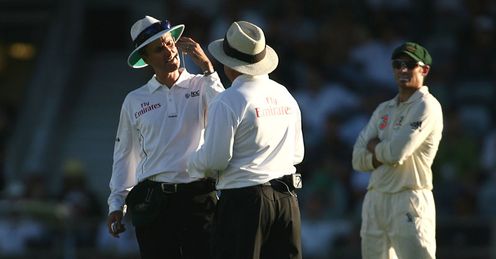 Not rocket science: umpires Billy Bowden and Ian Gould could have done with some help in Mohali