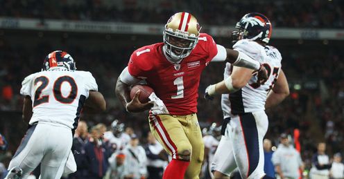 Troy Smith San Francisco 49ers v Denver Broncos Wembley Oct 2010