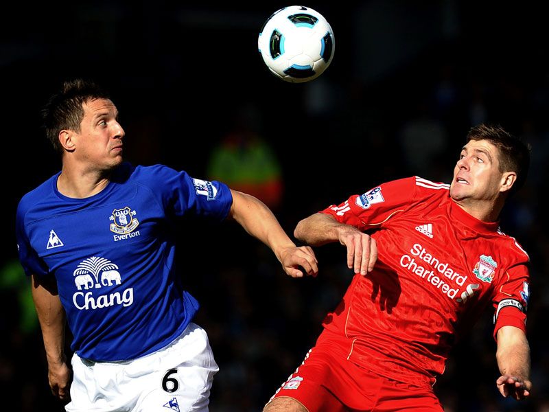Gerrard and Jagielka EFC vs LFC