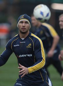 Quade Cooper training in Italy Quade Cooper training in Italy